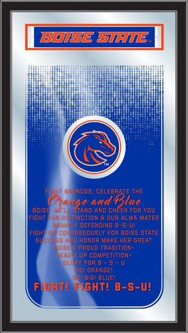 Handla Boise State Broncos Holland Bar Stool Co. Fight Song Mirror (26" x 15") - Sporting Up