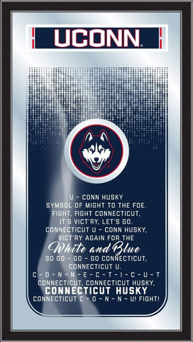 Compre Connecticut UCONN Huskies Holland Bar Taburete Co. Fight Song Mirror (26" x 15") - Sporting Up