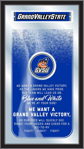 Grand Valley State Lakers Holland Barhocker Co. Fight Song Spiegel (26" x 15") – Sporting Up