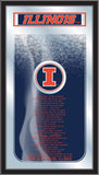 Illinois Fighting Illini Holland Bar Stool Co. Fight Song Mirror (26" x 15") - Sporting Up