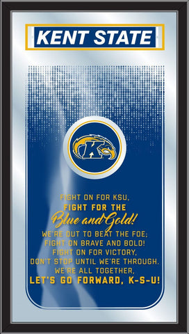 Compre Kent State Golden Flashes Holland Bar Taburete Co. Fight Song Mirror (26" x 15") - Sporting Up