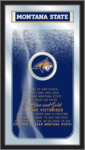 Shop Montana State Bobcats Holland Bar Stool Co. Fight Song Mirror (26" x 15") - Sporting Up
