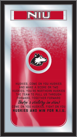 Northern Illinois Huskies Holland Bar Tabouret Co. Miroir Fight Song (26" x 15") - Sporting Up