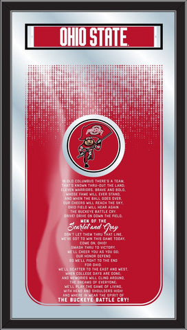 Ohio State Buckeyes Holland Bar Tabouret Co. Miroir Fight Song (26" x 15") - Sporting Up