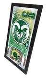 Colorado State Rams HBS Football Framed Hanging Glass Wall Mirror (26"x15") - Sporting Up