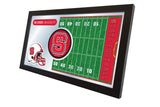 NC State Wolfpack HBS Football Framed Hanging Glass Wall Mirror (26"x15") - Sporting Up