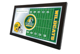 Northern Michigan Wildcats HBS Fußball-Wandspiegel zum Aufhängen aus Glas (66 x 38 cm) – Sporting Up