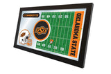 Oklahoma State Cowboys HBS Football Framed Hanging Glass Wall Mirror (26"x15") - Sporting Up