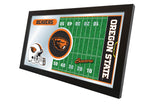 Oregon State Beavers HBS Football Framed Hanging Glass Wall Mirror (26"x15") - Sporting Up