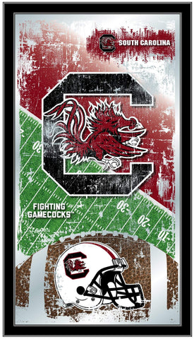South Carolina Gamecocks HBS Fußball-Wandspiegel zum Aufhängen aus Glas (66 x 38,1 cm) – Sporting Up