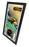 Miroir mural en verre avec cadre de football HBS de Southern Miss Golden Eagles (26"x15") - Sporting Up