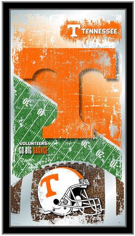 Shop Tennessee Volunteers HBS Football Framed Hanging Glass Wall Mirror (26"x15") - Sporting Up