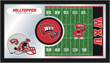 Western Kentucky Hilltoppers HBS Football Framed Glass Wall Mirror (26"x15") - Sporting Up