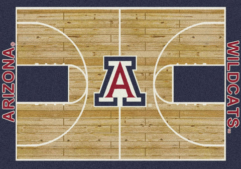 Shop Arizona Wildcats Milliken Basketball Home Court Novelty Area Rug - Sporting Up