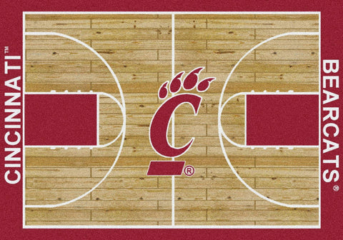 Shop Cincinnati Bearcats Milliken Basketball Home Court Novelty Area Rug - Sporting Up