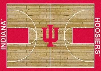 Shop Indiana Hoosiers Milliken Basketball Home Court Novelty Area Rug - Sporting Up