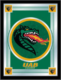 UAB Blazers Holland Bar Stool Co. Collector Green Logo Mirror (17" x 22") - Sporting Up