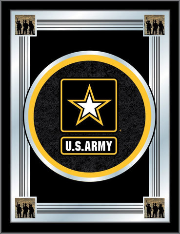 Handla United States US Army Holland Bar Stool Co. Collector Logo Mirror (17" x 22") - Sporting Up