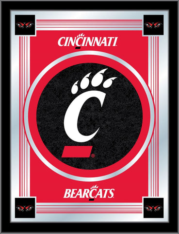 Cincinnati Bearcats Holland Bar Taburete Co. Espejo con logo rojo coleccionista (17 "x 22") - Sporting Up