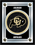 Colorado Buffaloes Holland Bar Taburete Co. Espejo con logo negro coleccionista (17" x 22") - Sporting Up