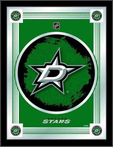 Dallas Stars Holland Bar Taburete Co. Espejo con logo verde coleccionista (17 "x 22") - Sporting Up