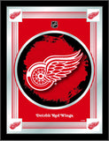 Detroit Red Wings Holland Bar Taburete Co. Espejo con logo rojo coleccionista (17" x 22") - Sporting Up