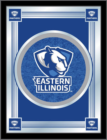 Shoppen Sie Eastern Illinois Panthers Holland Barhocker Co. Spiegel mit blauem Logo (17" x 22") – Sporting Up