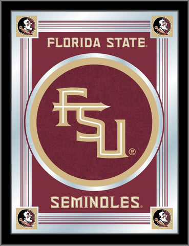 Handla Florida State Seminoles Holland Bar Stool Co. Collector Logo Mirror (17" x 22") - Sporting Up