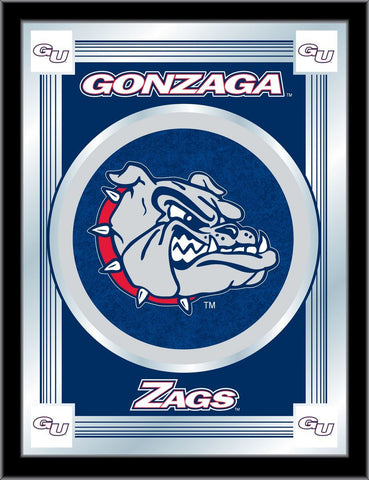 Handla Gonzaga Bulldogs Holland Bar Stool Co. Collector "ZAGS" Logotypspegel (17" x 22") - Sporting Up