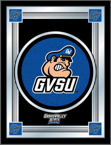 Grand Valley State Lakers Holland Bar Tabouret Co. Miroir avec logo « GVSU » (17" x 22") - Sporting Up