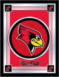 Illinois State Redbirds Holland Bar Tabouret Co. Miroir avec logo collector (17" x 22") - Sporting Up