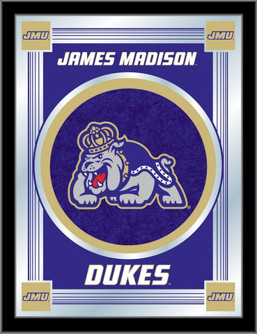 Handla James Madison Dukes Holland Bar Stool Co. Collector Logo Mirror (17" x 22") - Sporting Up