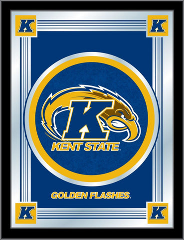 Compre Kent State Golden Flashes Holland Bar Taburete Co. Espejo con logotipo azul (17" x 22") - Sporting Up