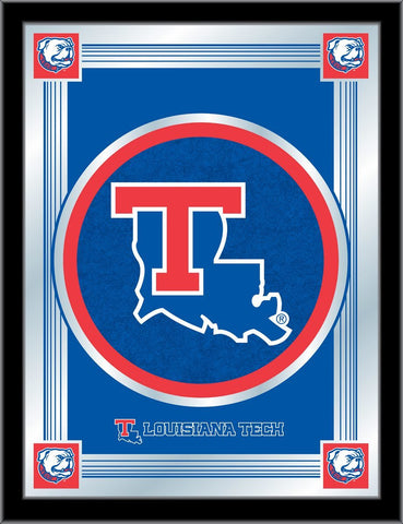 Shop Louisiana Tech Bulldogs Holland Bar Tabouret Co. Miroir avec logo collector (17" x 22") - Sporting Up