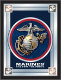 US Marines Holland Bar Tabouret Co. "Les rares. Les fiers." Miroir avec logo (17" x 22") - Sporting Up