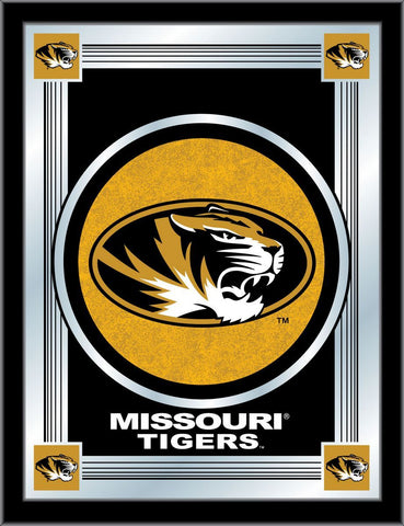 Missouri Tigers Holland Bar Stool Co. Samlare "Mizzou" logotypspegel (17" x 22") - Sporting Up