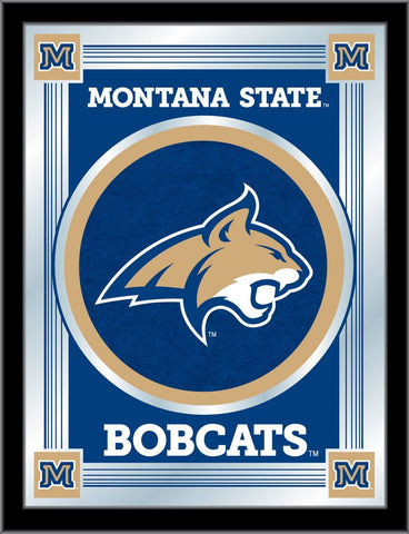 Handla Montana State Bobcats Holland Bar Stool Co. Collector Logo Mirror (17" x 22") - Sporting Up