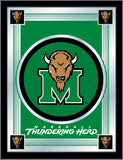 Marshall Thundering Herd Holland Bar Tabouret Co. Miroir avec logo collector (17" x 22") - Sporting Up