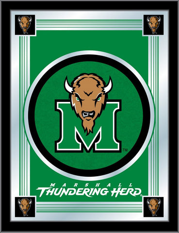 Shop Marshall Thundering Herd Holland Bar Tabouret Co. Miroir avec logo collector (17" x 22") - Sporting Up