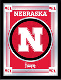 Nebraska Cornhuskers Holland Bar Stool Co. Collector Red Logo Mirror (17" x 22") - Sporting Up