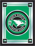 North Dakota Fighting Hawks Holland Bar Stool Co. Green Logo Mirror (17" x 22") - Sporting Up