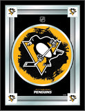 Miroir avec logo collecteur Holland Bar Tabouret Co. des Penguins de Pittsburgh (17" x 22") - Sporting Up