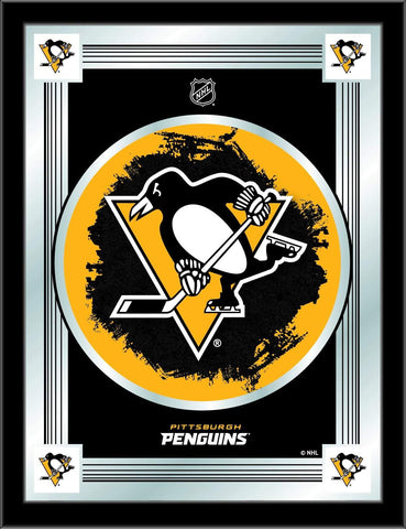 Magasinez Pittsburgh Penguins Holland Bar Tabouret Co. Miroir avec logo collector (17" x 22") - Sporting Up