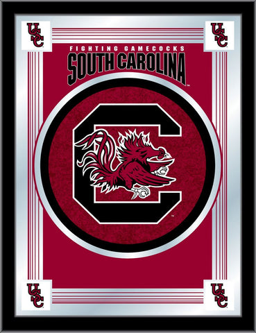 Espejo con logotipo de coleccionista Holland Bar Taburete Co. South Carolina Gamecocks (17 "x 22") - Sporting Up