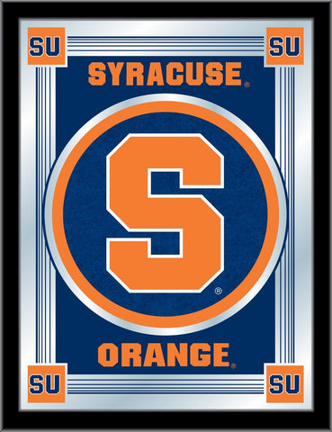 Handla Syracuse Orange Holland Bar Stool Co. Collector Blue Logo Mirror (17" x 22") - Sporting Up