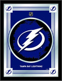 Tampa Bay Lightning Holland Bar Taburete Co. Espejo con logo azul coleccionista (17" x 22") - Sporting Up