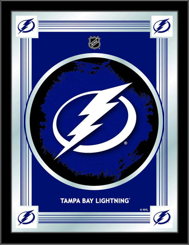 Compre Tampa Bay Lightning Holland Bar Taburete Co. Espejo con logo azul coleccionista (17" x 22") - Sporting Up