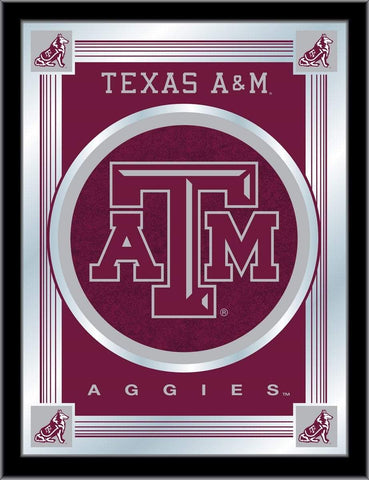 Shop Texas A&M Aggies Holland Bar Tabouret Co. Miroir à logo rouge collector (17" x 22") - Sporting Up