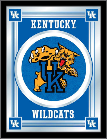 Kentucky Wildcats Holland Bar Taburete Co. Espejo con logo azul coleccionista (17 "x 22") - Sporting Up