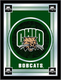 Ohio Bobcats Holland Bar Taburete Co. Espejo con logo verde coleccionista (17 "x 22") - Sporting Up
